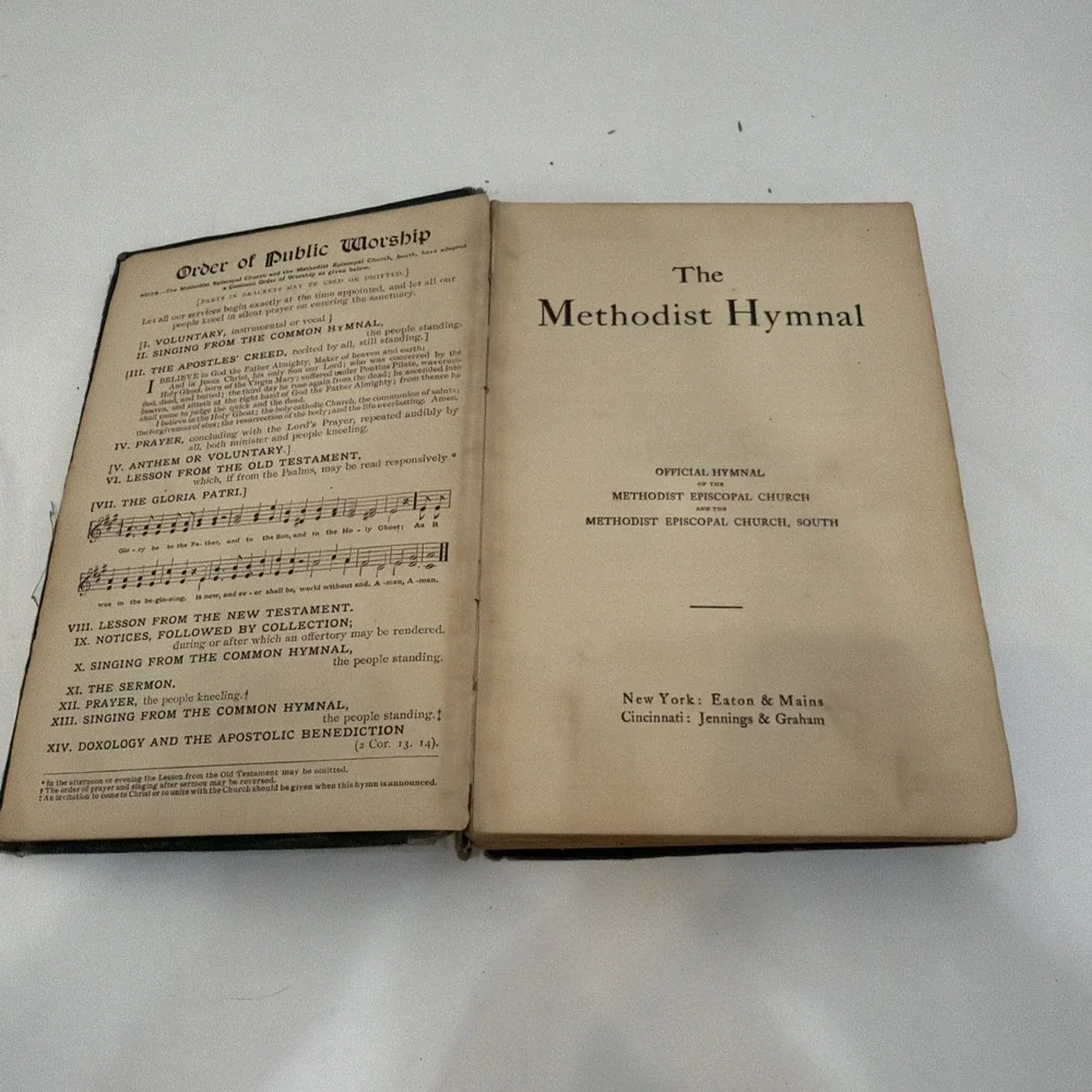 1905 The Methodist Hymnal & Daily Food & Oxford University Press Holy Bible
